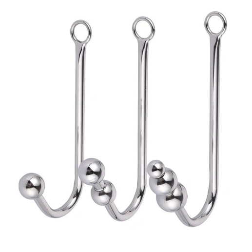 Anal Hooks Collar with Anal Cuffs Elegant and Beaded Hook 5334 0929